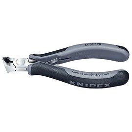 クニペックス KNIPEX 6432-120ESD エレクトロニクスエンドカッティングニッパー