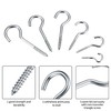 pzihao Pack of 115 Screw Hooks, Cup Hook Screw, Ceiling