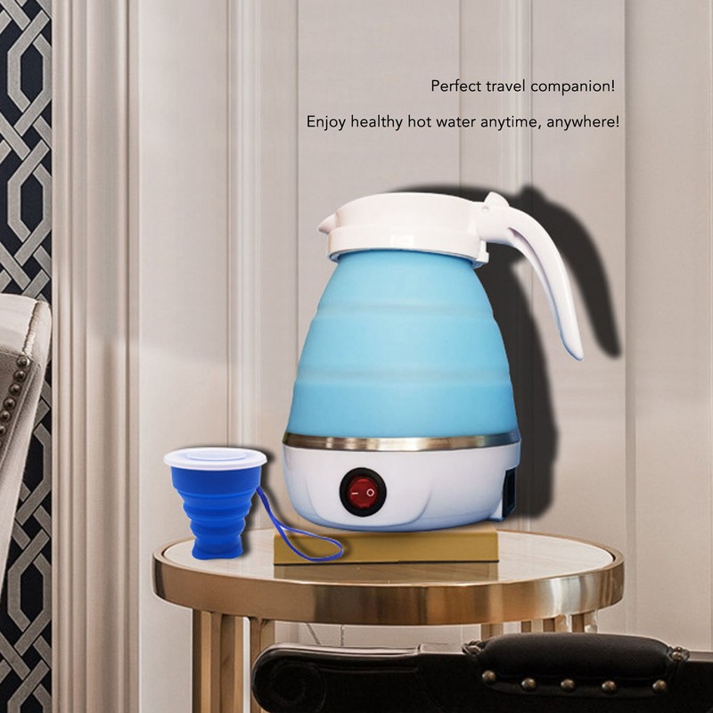 Portable Foldable Electric Kettle Travel Foldable Electric Kettle Collapsible Water