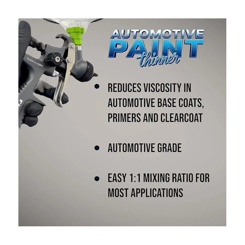 LiME LiNE Urethane Medium Reducer for Thinning Basecoats, Clearcoats -