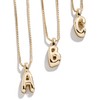 BaubleBar Gwen Mini Bubble Initial Necklace, M