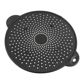 Silicone Splatter Screen for Frying Pan - 11 Inch Heat-Resistant Silicone Grease Splatter Guard, Multi-Use Oil Splash Guard for Kitchen Cooking Pan Cover, Dishwasher Safe
