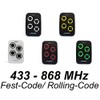 Universal Handheld Transmitter Prime 433-868 MHz Remote Control Garage Door