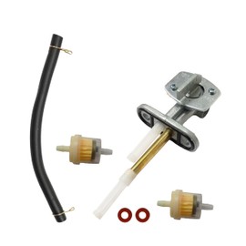 XJCarbs Fuel Switch Petcock Valve for Suzuki Quadrunner 160 230 250 LT80 LT160 LTF160 LT230 LT250 Kawasaki KFX80