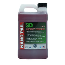 3D Super Duty Concentrated Cleaner and Degreaser - Heavy Duty Industrial & Commercial Use 64oz.