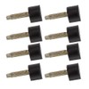 Heel Dowel, Replacement Comfortable Non Slip Heel Tip, 24Pcs for