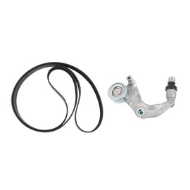 Wahparts Drive Belt Tensioner Assembly with Pulley & Serpentine Compatible with 2006 2007 2008 2009 2010 2011 Honda Civic 1.8L 31170-RWK-005 04301-RNA-307