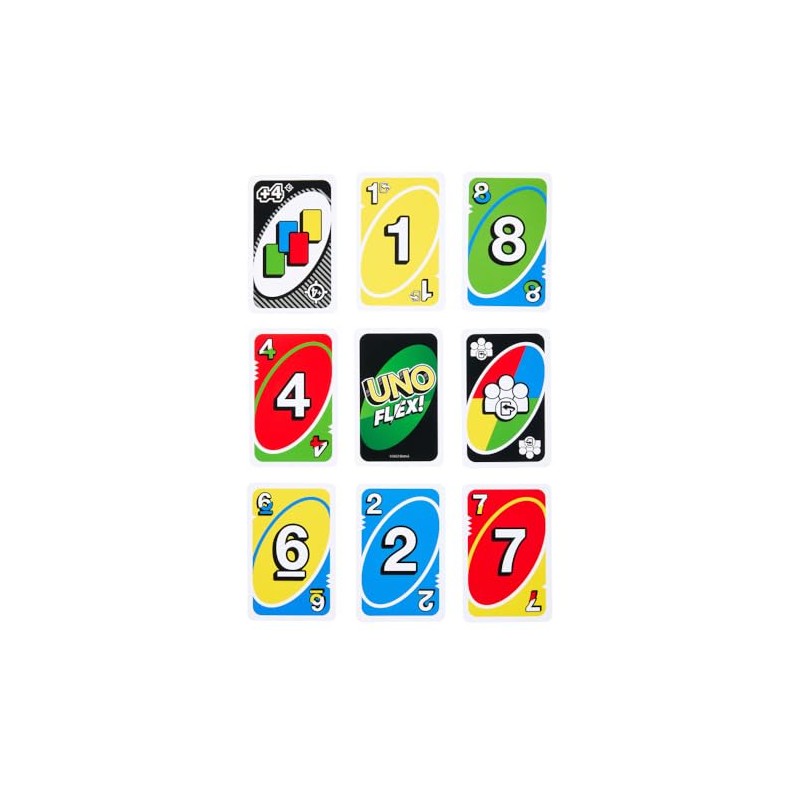 Mattel Games UNO Juego de Cartas UNO Flex para niños