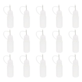 PACKOVE 15pcs Refillable Liquid Bottles Creative Pe Refueling Bottles for Essential Oils Travel Storage Crafting Projects Leakproof Dispensing Containers
