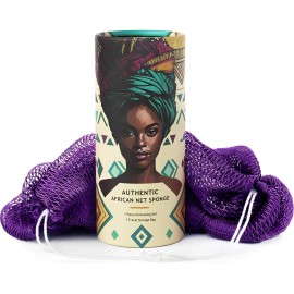 Red Africana Exfoliante Corporal MINISENTIALS ANS-Purple Púrpura