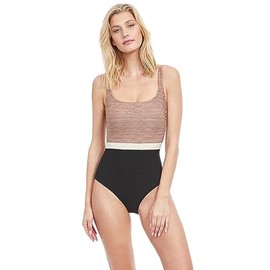 Gottex Women's Standard Serenity Square Neck One Piece, ROGO/CR/BL