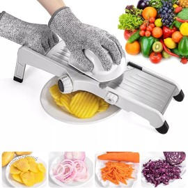 VEKAYA Mandoline Slicer for Kitchen, Adjustable Mandoline Slicer, Mandolin,Po...