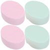 Healeved 6pcs Oval Makeup Sponges for Blending Hydrophilic Non-latex Foundation