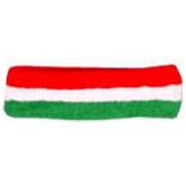 Striped Headband Red/White/Green