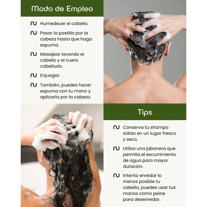 Shampoo Sólido Carbón Activado Anticaspa - Nuneth, 65gr