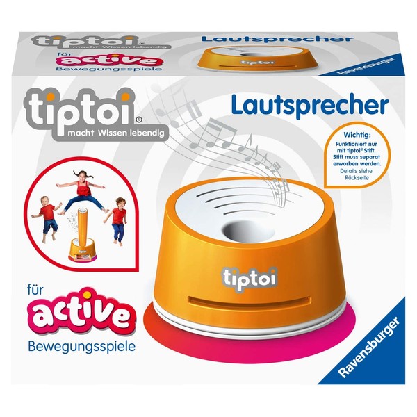 Ravensburger tiptoi 00093, Lautsprecher für ACTIVE Bewegungsspiele: Der tiptoi® Lautsprecher für die ACTIVE Bewegungsspiele