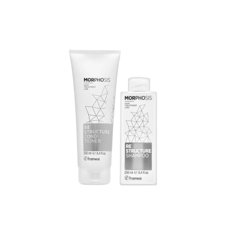 Framesi Morphosis Restructure Duo | Shampoo y Acondicionador 250 ml