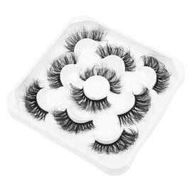 Mikinona Fluff False Eyelash Extensions Set for Ladies 25mm Length Perfect for Nightclubs Parties Daily Use