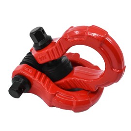 GearAmerica UBER Shackles with Anti-Theft Lock – 80,000 Lbs (40 T) Strength – Connect Tow Strap or Winch Line for Off-Road Recovery – Towing D-Rings and UberLock Security Pin – Red, 2-Pack