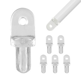 Amazing Drapery Hardware Wand Tip with Eyelet for Wood Wands, 6 Pack – Durable Plastic Replacement Wand Tips for Horizontal Blinds, Vertical Blinds, and Exterior Window Shutters