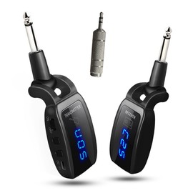 Lyaciomn Wireless Guitar Transmitter and Receiver Audio Transmitter Replacement Spare Parts Accessories for Electric Guitar