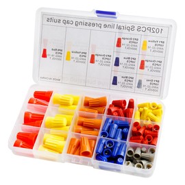 Lotsdonxia 50pcs Solder Seal Heat Shrink Butt Connectors – Durable and Waterproof Electrical Wire Connectors with Screw Terminals and Twist Nuts for Household Wiring