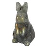 Lovionus89 Rabbit Crystal Decor Figurines, 2 Inches Natural Healing Stones
