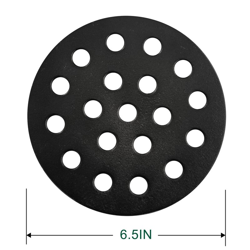 Quantfire 6.5" Cast Iron Bottom Fire Grate, BBQ High Heat