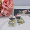 Teacher's Day Wooden Earrings for Women Cute Unique Cap Clothes