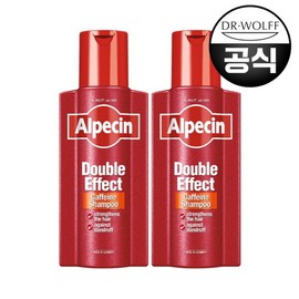 Alpecin Double Effect Caffeine Shampoo (for oily skin) 375ml / 알페신 더블이펙트 카페인 샴푸 (지성용)  375ml X 2