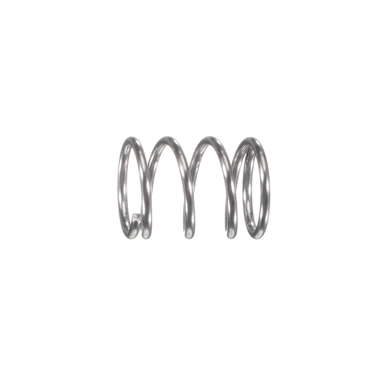 TA-VIGOR 10Pcs Extended Compressed Spring, 8mm OD,0.8mm Wire Size,10mm Length