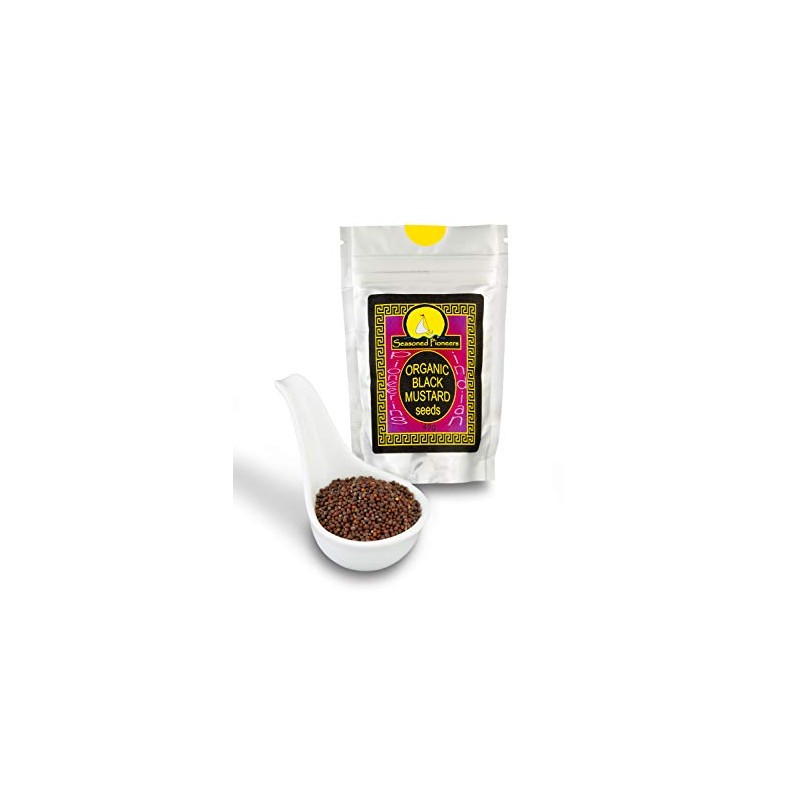 Mustard Seeds Black Organic, Whole