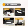 Premium PU Leather Car Tissue Holder Visor for Universal Auto,