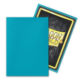 Dragon Shield Matte Standard (100) Card Sleeves - Trading Card Accessories:_Turquoise