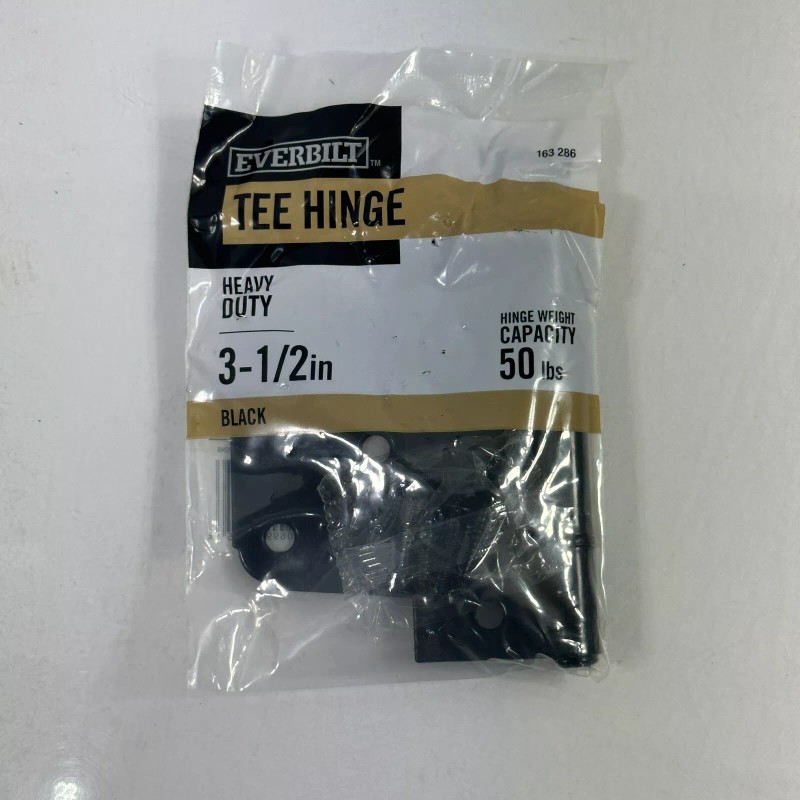 Everbilt Heavy Duty Tee Hinge Black Finish 3-1/2" 163286