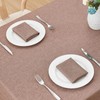 Veblandy Rectangle Tablecloth Linen Textured Waterproof & Stain Resistant Table