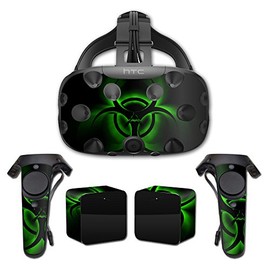 MightySkins Skin Compatible With HTC Vive wrap cover sticker skins Bio Glow