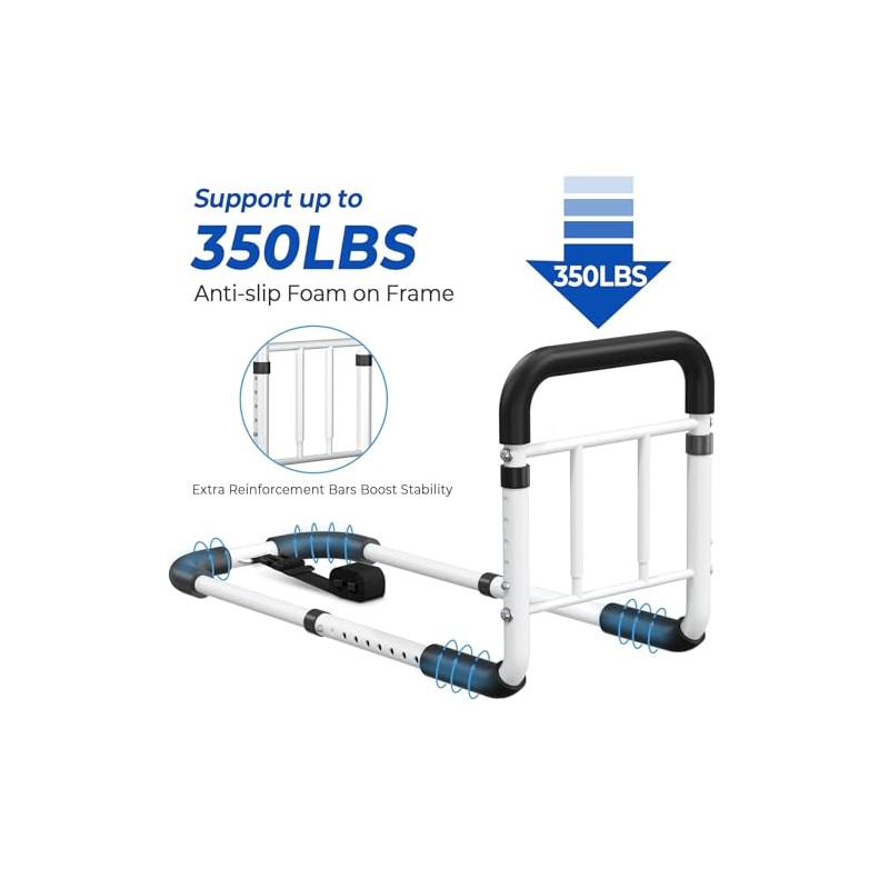 Bed Rails for Elderly Adults Safety - ASTM Approved Adjustable