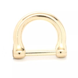 Stecksstore D-Ring Strong Screw-in 3/4" Brass Plate DR12-01