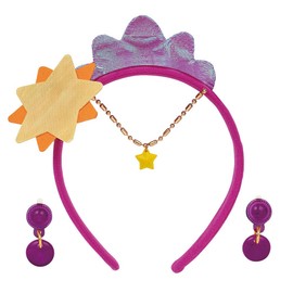 Star Twinkle Pretty Cure Transformation Pretume Accessory Set Narikiri Cure Soleil