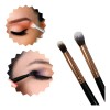 Brochas Para Maquillaje Ojos Difuminar Rose Gold Mix Girl