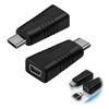 LEMLIN Typ-C Stecker auf Mini USB Buchse, Adapter Unterstützung Ladenadapter