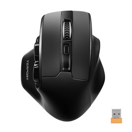 TERPORT F30 Mouse Inalámbrico 2.4 G, Ratón Ergonómico de 4800 DPI 6 Botones, Mouse Oficina con 5 Niveles de DPI Ajustable, Portátil Ratón Muy Bajo... 