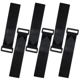 Heclia 6PCS Ankle Straps, Adjustable Cycling Pant Leg Safety Band with Magic Strap Buckles, Elastic Ankle Leg Straps for Bicycle Riding Climbing Fishing, Outdoor Sports Quick Release Tie Down Strap