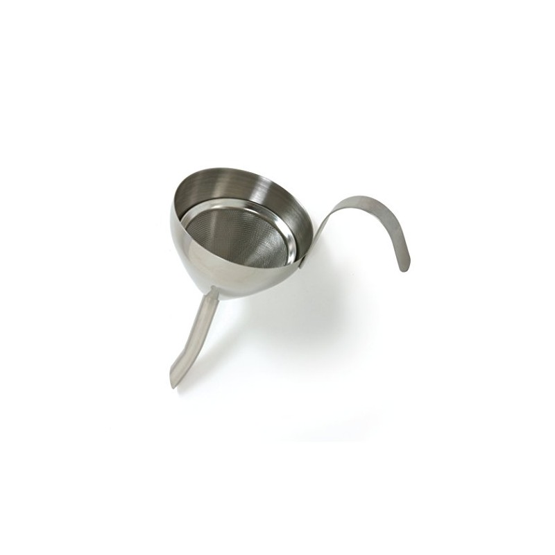 Norpro 242 Stainless Steel Funnel with Strainer, 3-Inch Mouth Diameter,