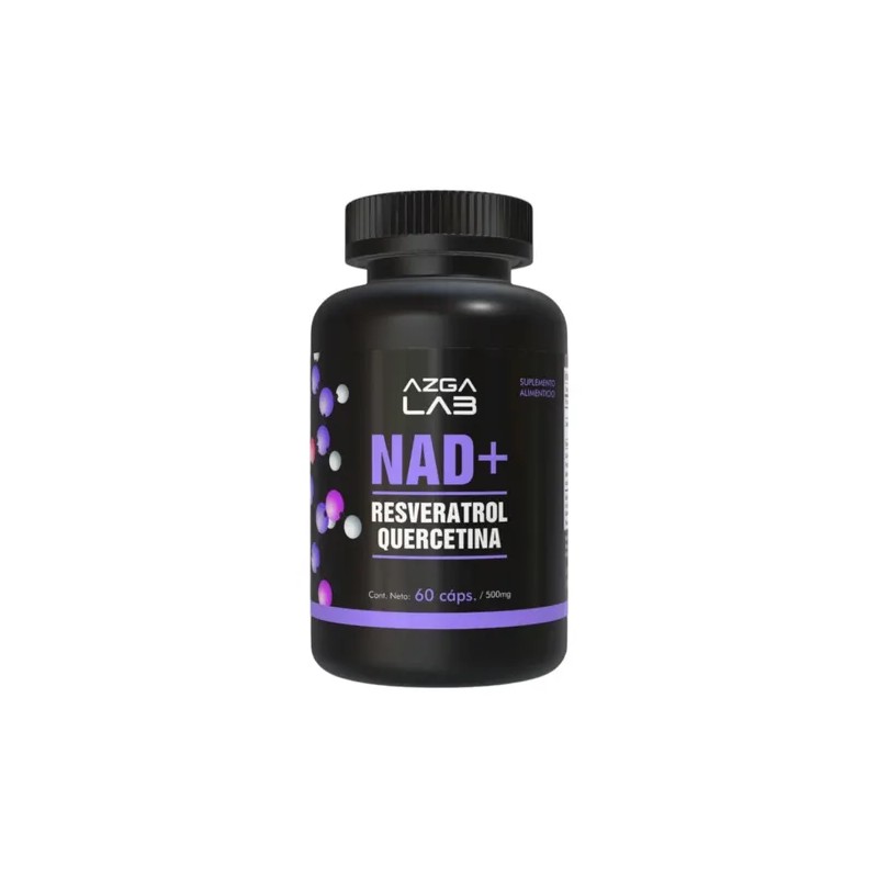 Nad Resveratrol Quercetina Antioxidante 120 Caps Azga Lab
