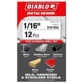 DIABLO METAL DRILL BIT 1/16 B