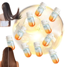 yilibllii yilibllii 10pcs Perfume&Oil 2 In 1-Avocado Nourishing&Shining Hair Oil For Frizzy, Mini Scented Hair Oil Perfume for Dry, Damaged Hair (10PCS, Oriental Orange Taste)