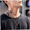 Veraly Collar Pareja Yin Yang Amigos Calidad Acero Inoxcidable Color