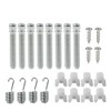 PIT66 Headlight Adjusters Kit 1-1/2” Screws Springs 8pcs Compatible with